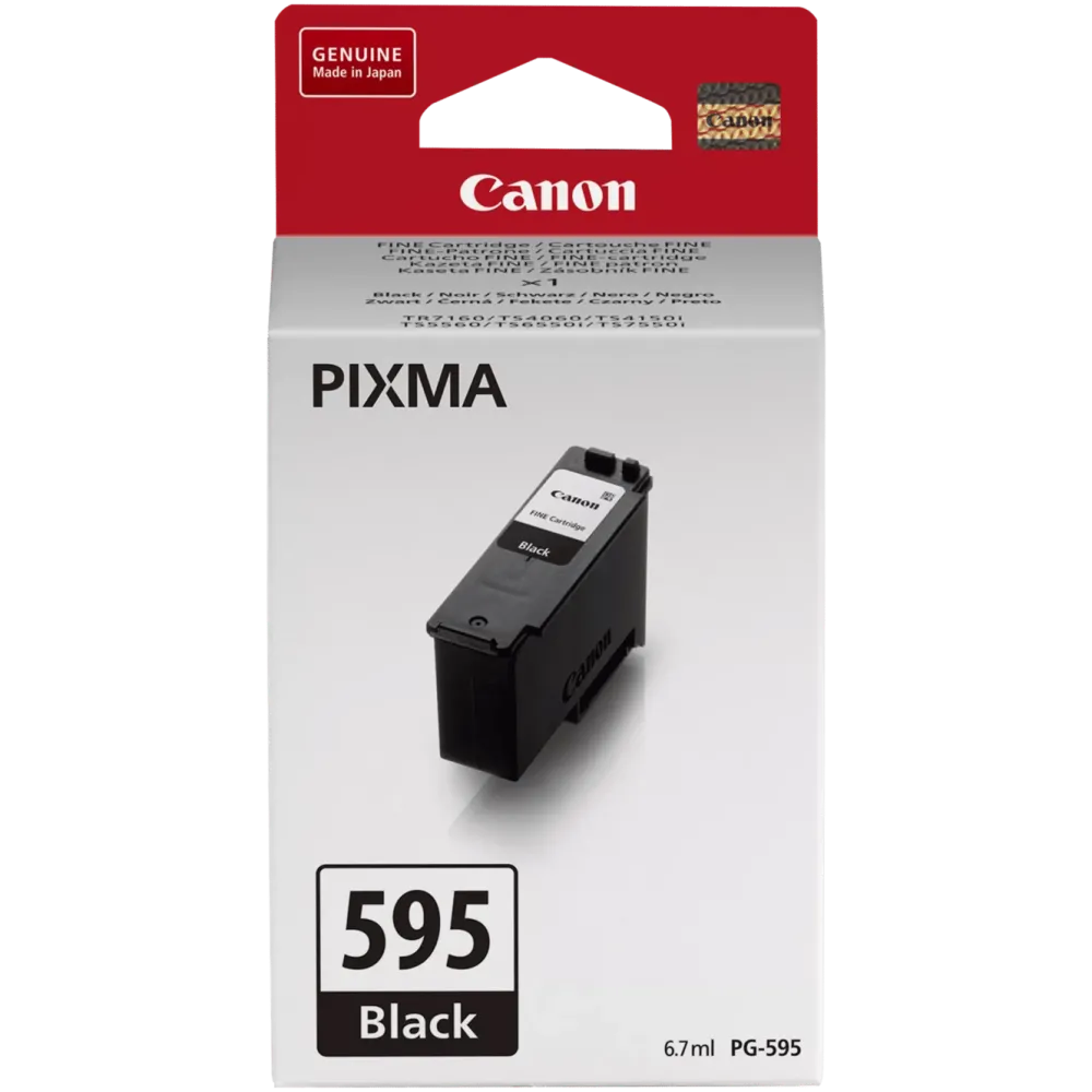Canon Skrivere Og Tilbehør|PG-595 svart blekkpatron