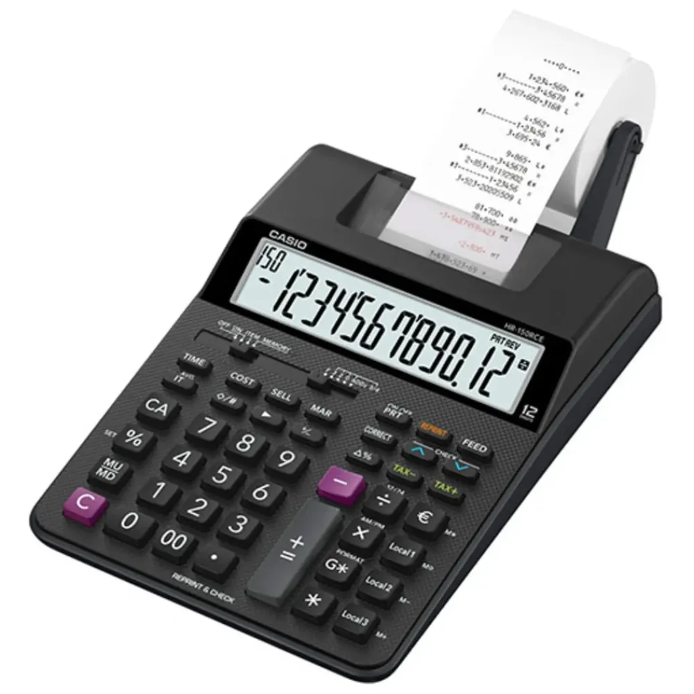 Casio Hjemmekontor|Kalkulator|HR-150RCE Regnemaskin