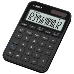 Casio Hjemmekontor|Kalkulator|MS-20YC bordskalkulator med 12 sifre Svart