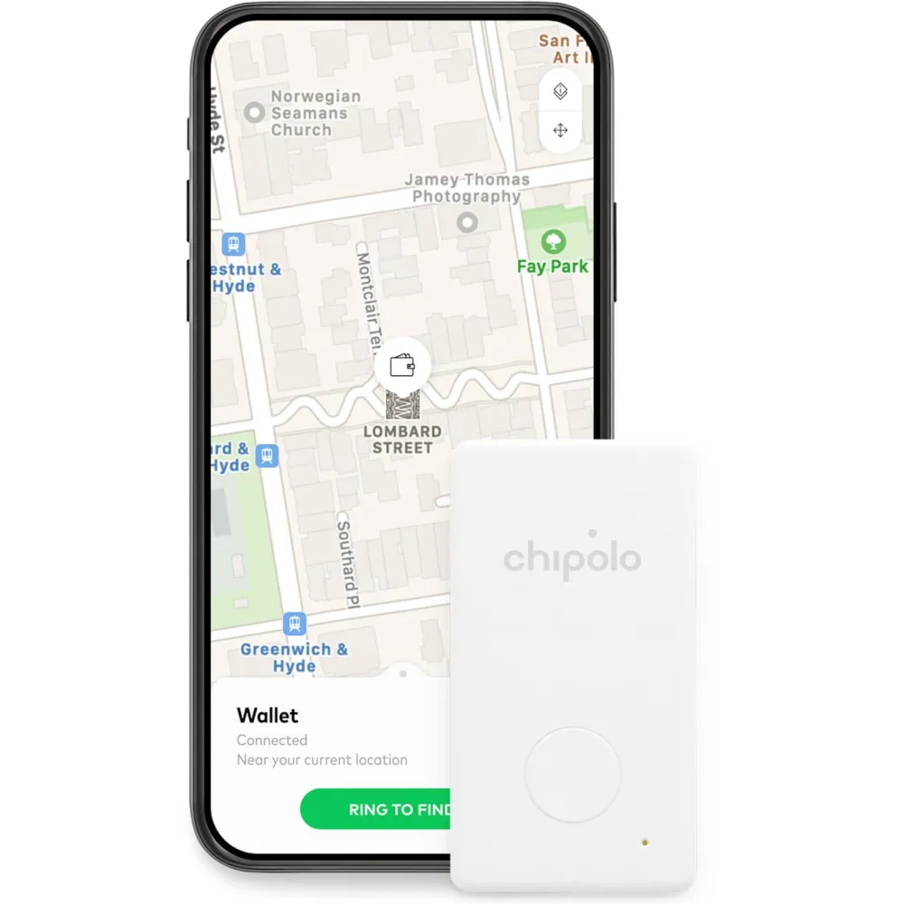Chipolo Gps|Card Sporingsbrikke