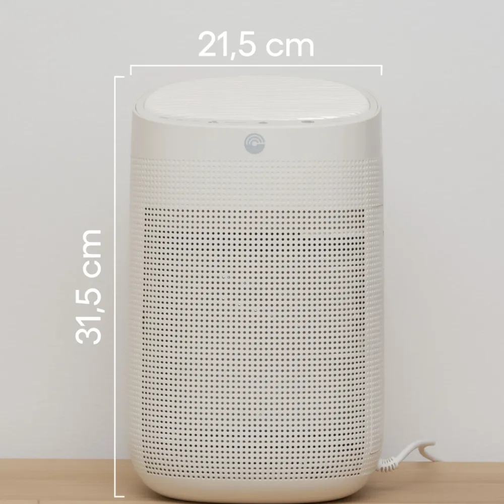 Cleverio Inneklima|AD100 Kompakt avfukter med HEPA-filter