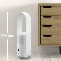 Cleverio Inneklima|AF-F100 Gulvvifte med luftfilter
