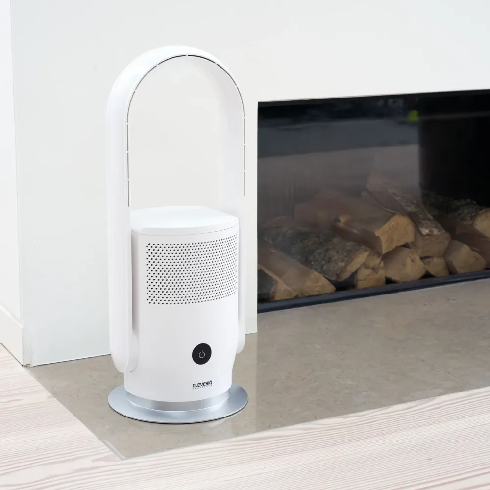 Cleverio Inneklima|AF-F100 Gulvvifte med luftfilter