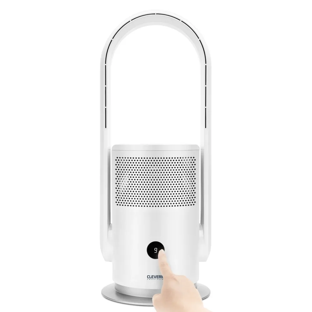 Cleverio Inneklima|AF-F100 Gulvvifte med luftfilter