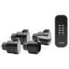 Cleverio Fjernstrømbryter|Startpakke|Mini-fjernstrømbryter for utendørsbruk 3000 W 4-pk.