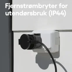 Cleverio Fjernstrømbryter|Startpakke|Mini-fjernstrømbryter for utendørsbruk 3000 W 4-pk.
