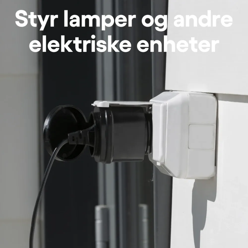 Cleverio Fjernstrømbryter|Mini-fjernstrømbryter for utendørsbruk 3000 W