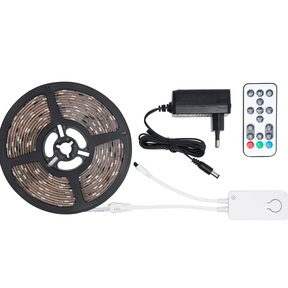Cleverio Led-Lister|Smart Belysning|Smart RGBIC LED-list (5 m) med wifi