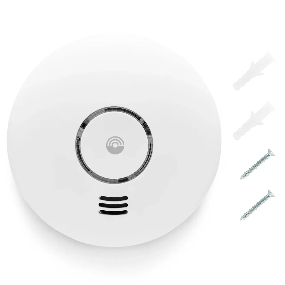 Cleverio Smarte Alarmer|Smarte Sensorer|Smart røyk- og varmedetektor