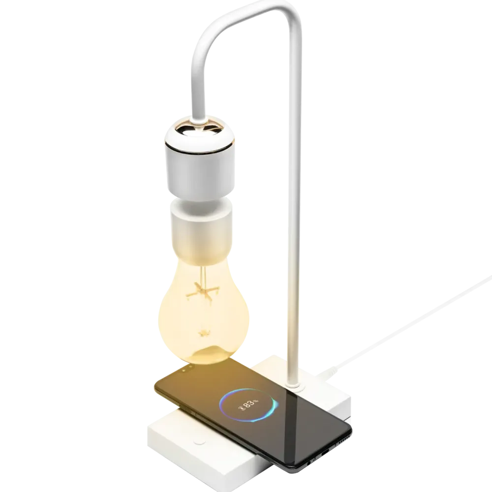 Cleverio Mobiltelefonladere|Hjemmekontor|Svevende bordlampe