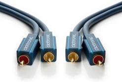 Clicktronic Lyd- & Videokabler|Stereolydkabel 2x RCA 2 m