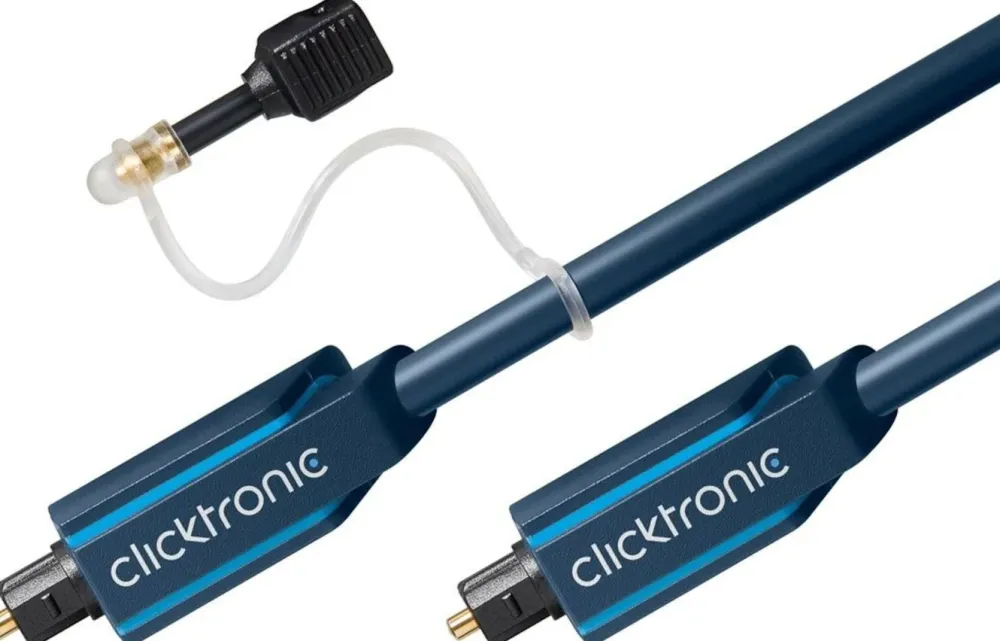 Clicktronic Lyd- & Videokabler|Toslink-kabel 2 m