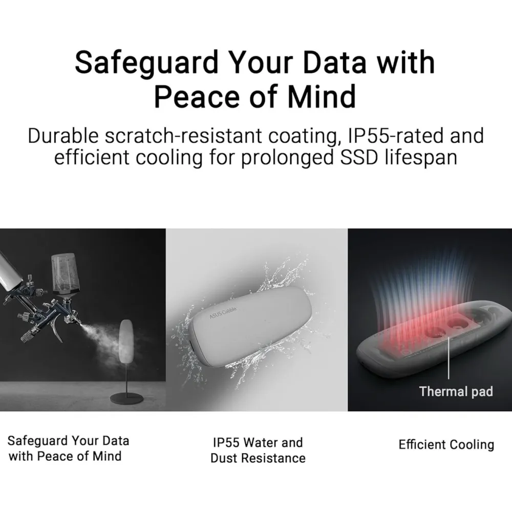 Kjell Lagring|Cobble SSD Enclosure Harddiskkabinett M.2