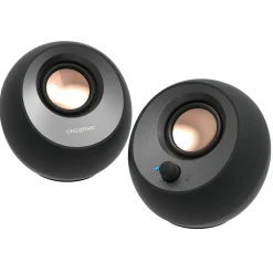Creative Høyttaler|Stemmeassistenter|Pebble V3 Datahøyttaler med Bluetooth