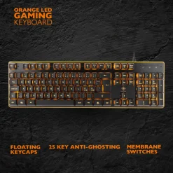Deltaco Tastatur|Gaming Tastatur|DK210 Gamingtastatur