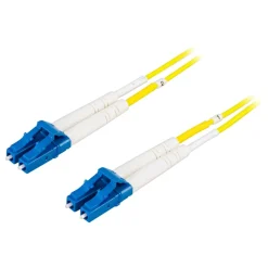 Deltaco Tilbehør Og Installasjon|Fiberoptisk kabel Duplex Singelmodus LC-LC 5 m