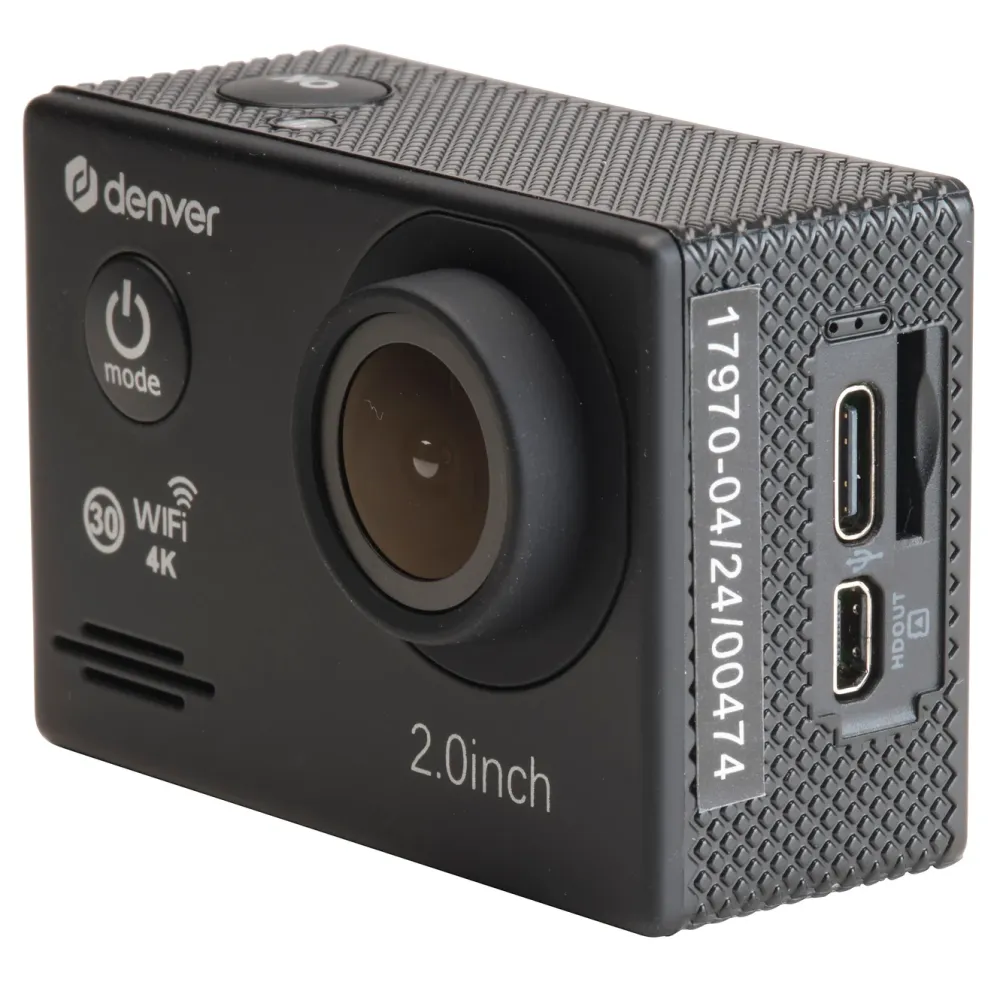 Denver Foto Og Video|ACK-8064 Actionkamera 4k med wifi