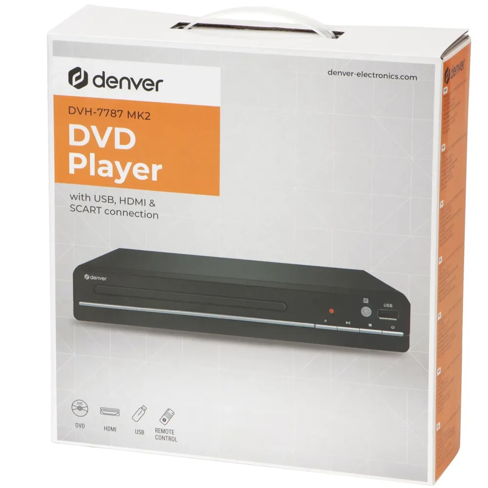 Denver Tv Og Tilbehør|DVD-spiller med SCART og HDMI