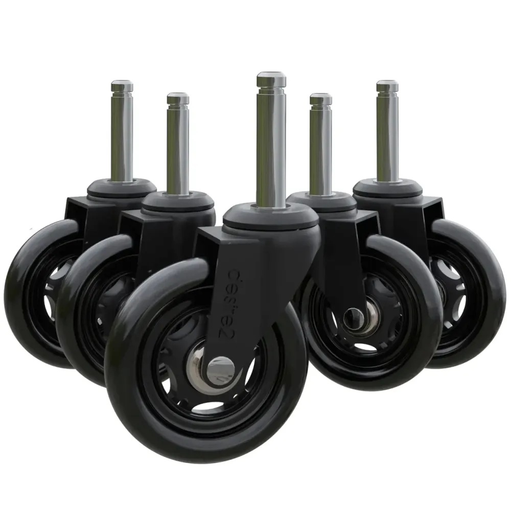 Desire2 Datatilbehør|Ergonomi|Gummihjul for kontorstoler 5-pk. 22 mm