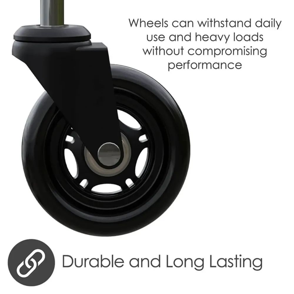 Desire2 Datatilbehør|Ergonomi|Gummihjul for kontorstoler 5-pk. 22 mm