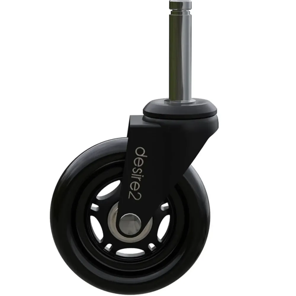 Desire2 Datatilbehør|Ergonomi|Gummihjul for kontorstoler 5-pk. 22 mm