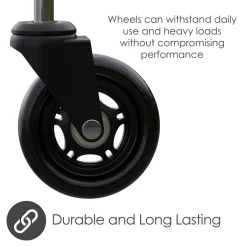 Desire2 Datatilbehør|Ergonomi|Universalhjul for kontorstoler 5-pk.