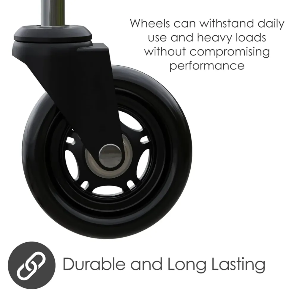 Desire2 Datatilbehør|Ergonomi|Universalhjul for kontorstoler 5-pk.