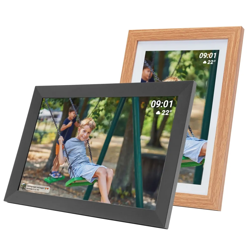 Kjell Digitale Fotorammer|Digital Frameo fotoramme 10,1" med wifi