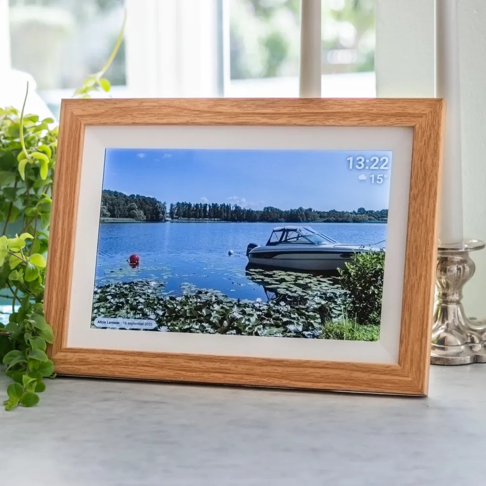 Kjell Digitale Fotorammer|Digital Frameo fotoramme 10,1" med wifi