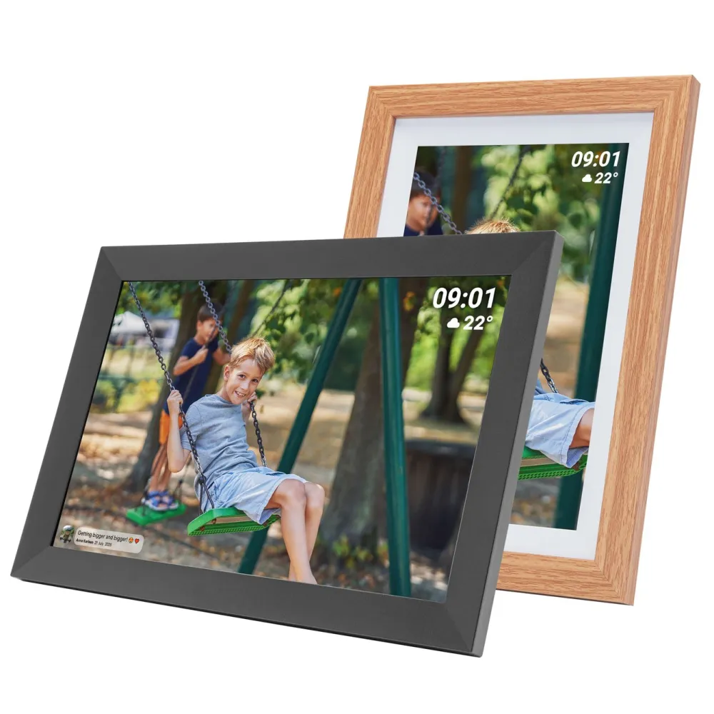 Kjell Digitale Fotorammer|Digital Frameo fotoramme 10,1" med wifi