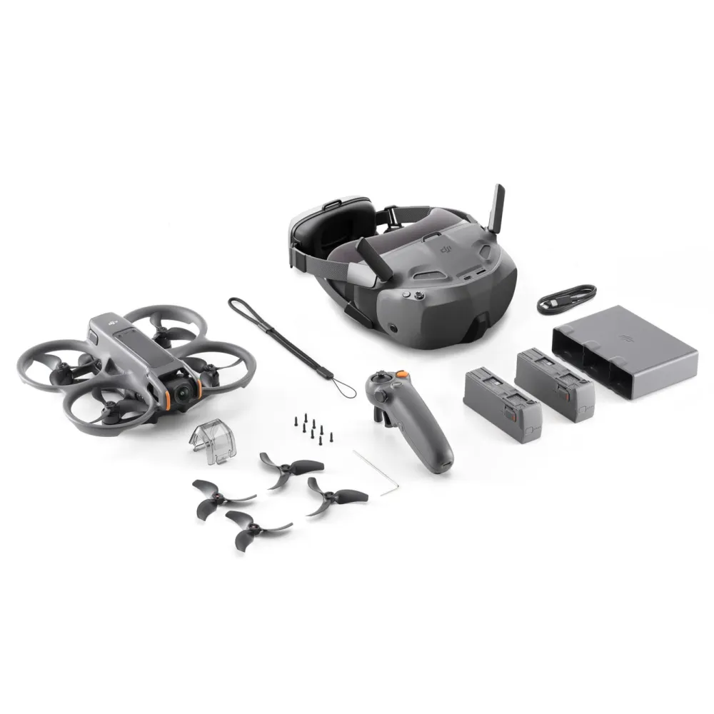 DJI Fritid|Droner|Avata 2 Fly Smart Combo – FPV-drone med 4K HDR