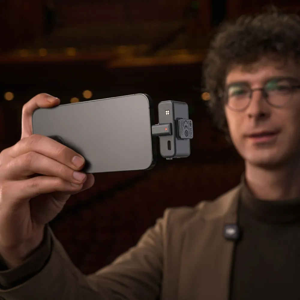 DJI Mikrofoner|Mic 3 trådløst mikrofonsystem 1 TX + 1 RX