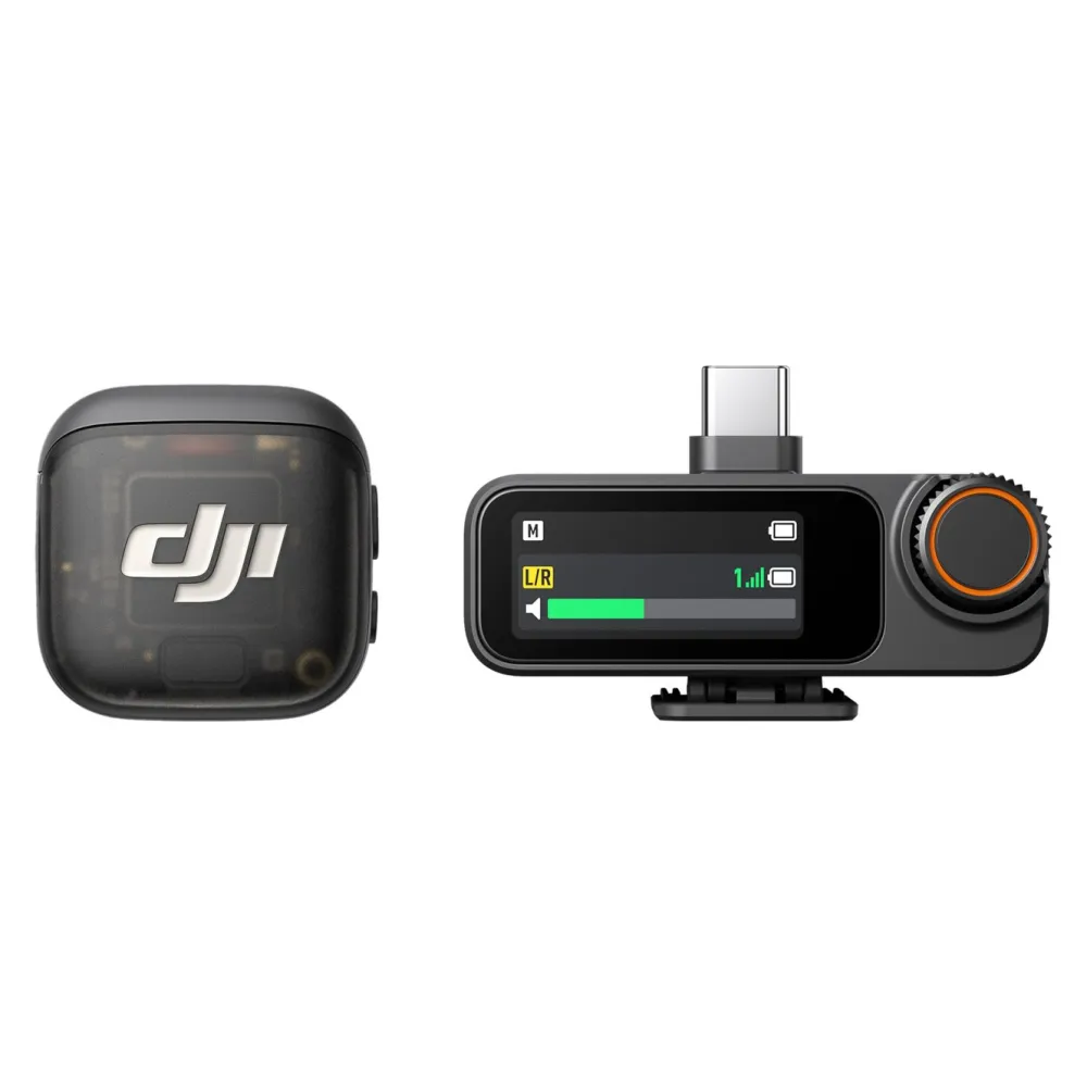 DJI Mikrofoner|Mic 3 trådløst mikrofonsystem 1 TX + 1 RX
