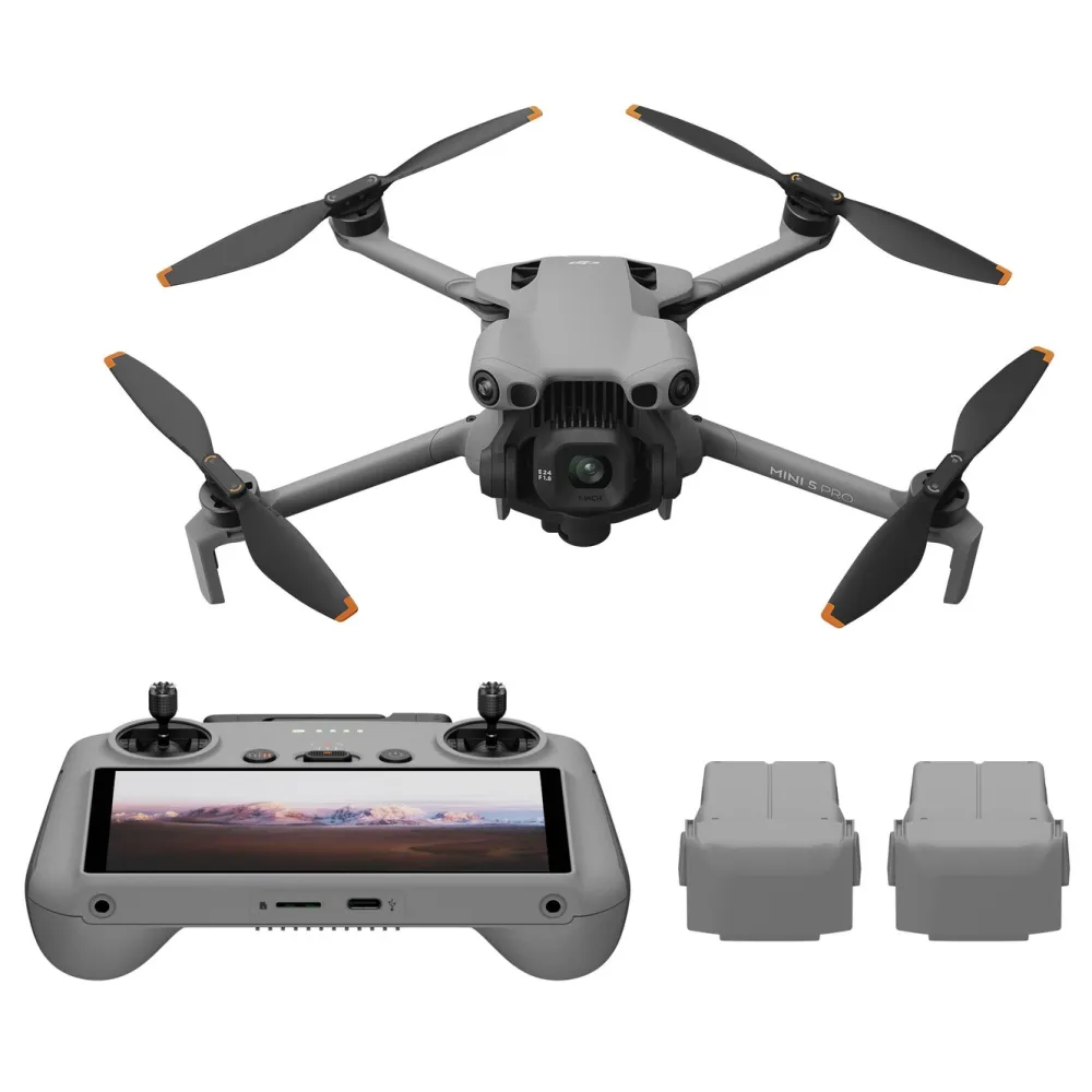 DJI Fritid|Droner|Mini 5 Pro Fly More Combo – med 50 MP 1" sensor