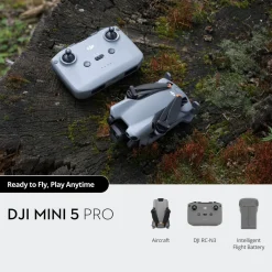 DJI Fritid|Droner|Mini 5 Pro – sammenleggbar drone med 50 MP-kamera