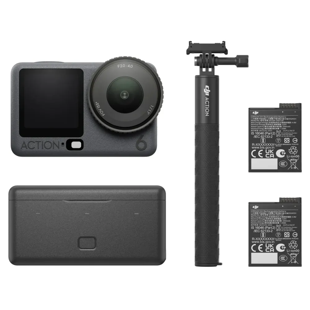 DJI Foto Og Video|Osmo Action 6 Adventure Combo