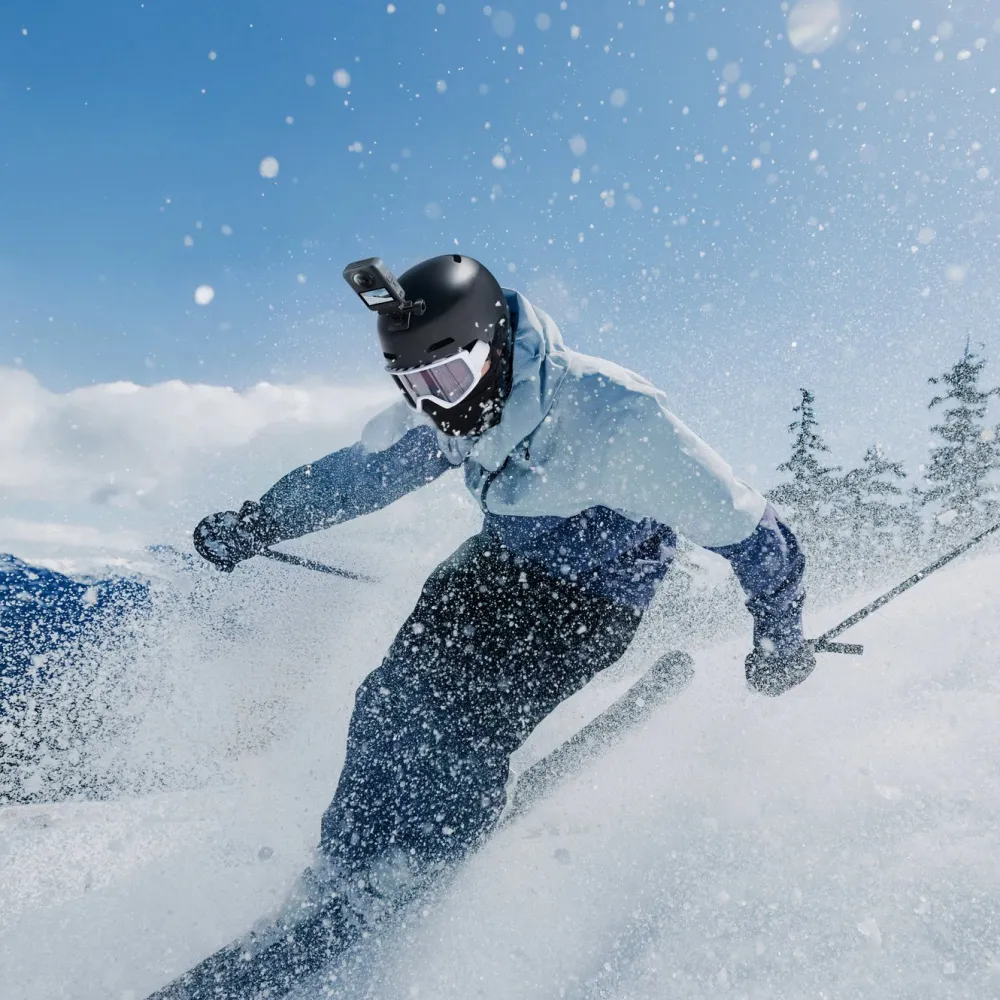 DJI Foto Og Video|Osmo 360 Third-Person Helmet Mount Kit – kamerafeste for hjelm Svart