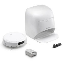DJI Rengjøring|Robotstøvsuger|ROMO S – Robotstøvsuger og mopp med 3D LiDAR Water Tank Version