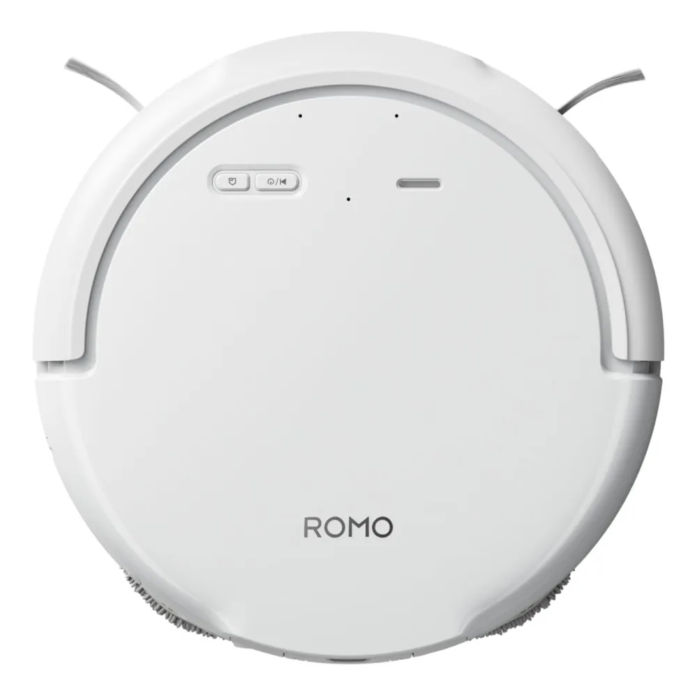 DJI Rengjøring|Robotstøvsuger|ROMO S – Robotstøvsuger og mopp med 3D LiDAR Water Tank Version