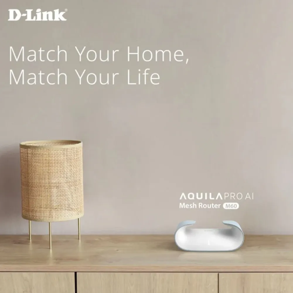 D-Link Wifi-Routere|Aquila Pro AI AX6000 Wifi 6 Smart Mesh-ruter