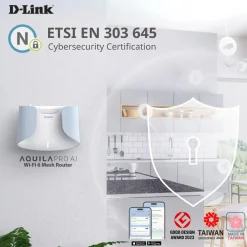 D-Link Wifi-Routere|Aquila Pro AI AX6000 Wifi 6 Smart Mesh-ruter