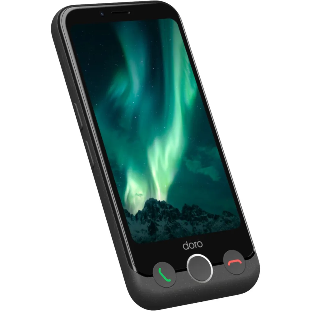 Doro Mobiltelefoner|Aurora A11 smarttelefon Grafittgrå
