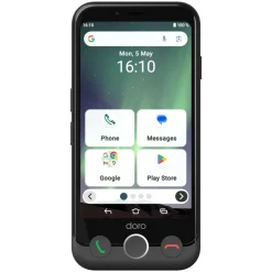 Doro Mobiltelefoner|Aurora A11 smarttelefon Grafittgrå