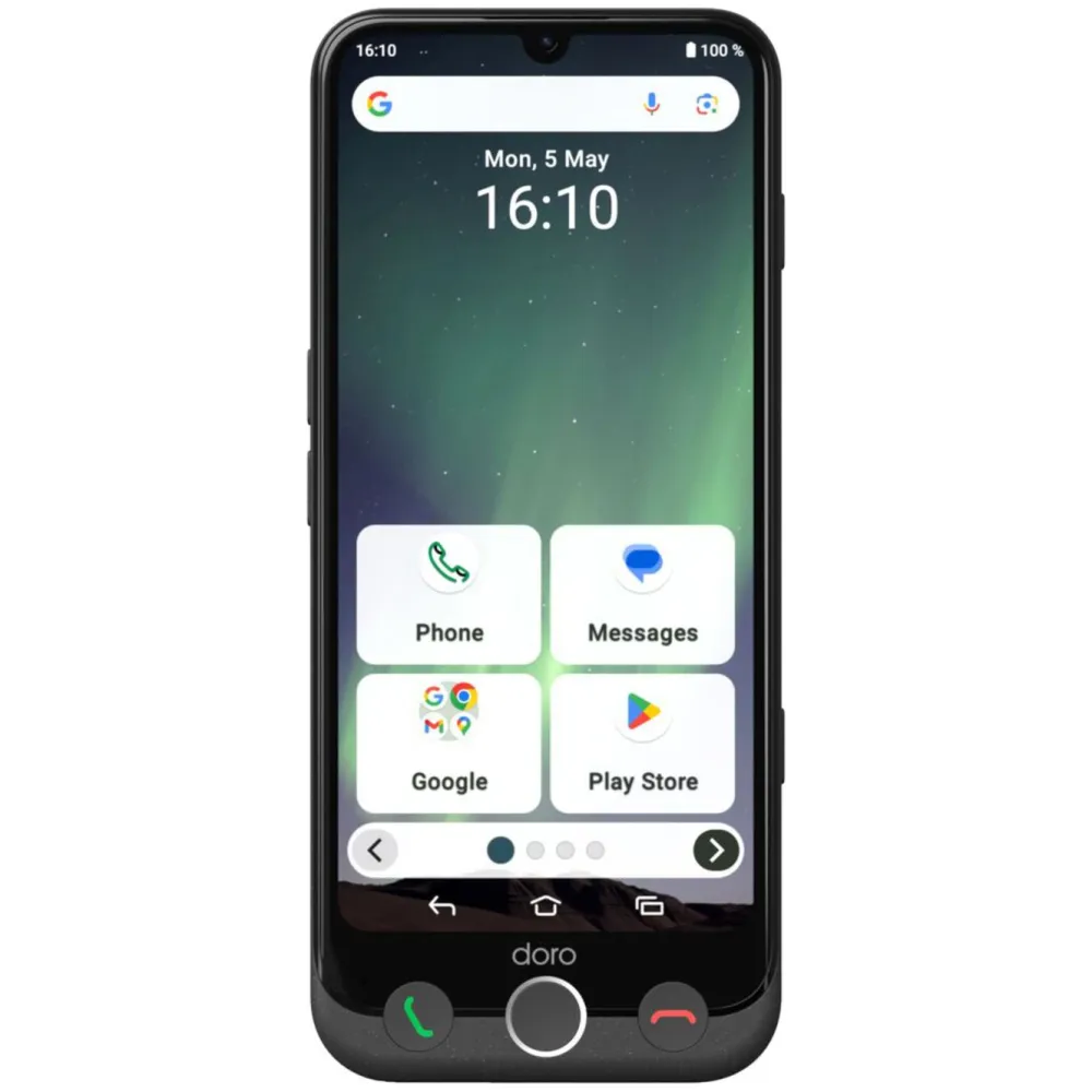 Doro Mobiltelefoner|Aurora A31 smarttelefon Grafittgrå