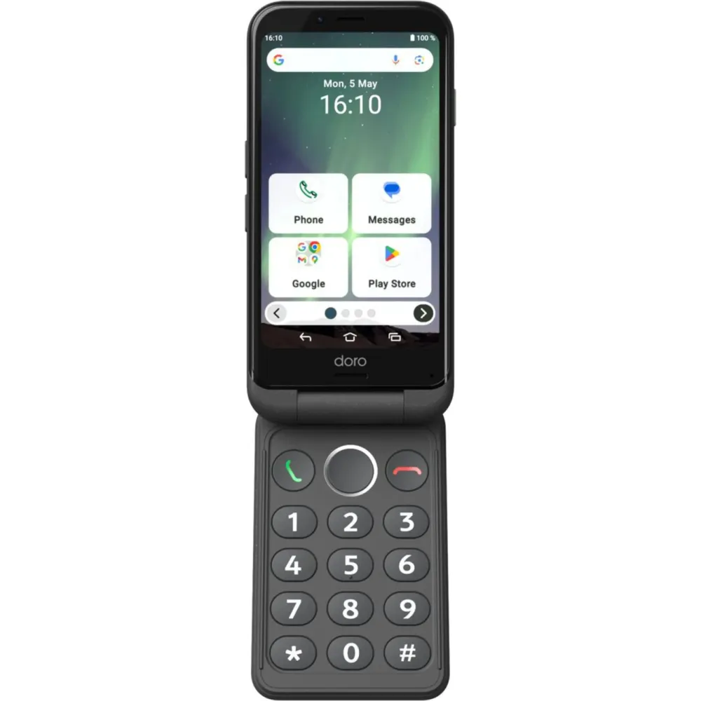 Doro Mobiltelefoner|Aurora A21 smarttelefon Grafittgrå