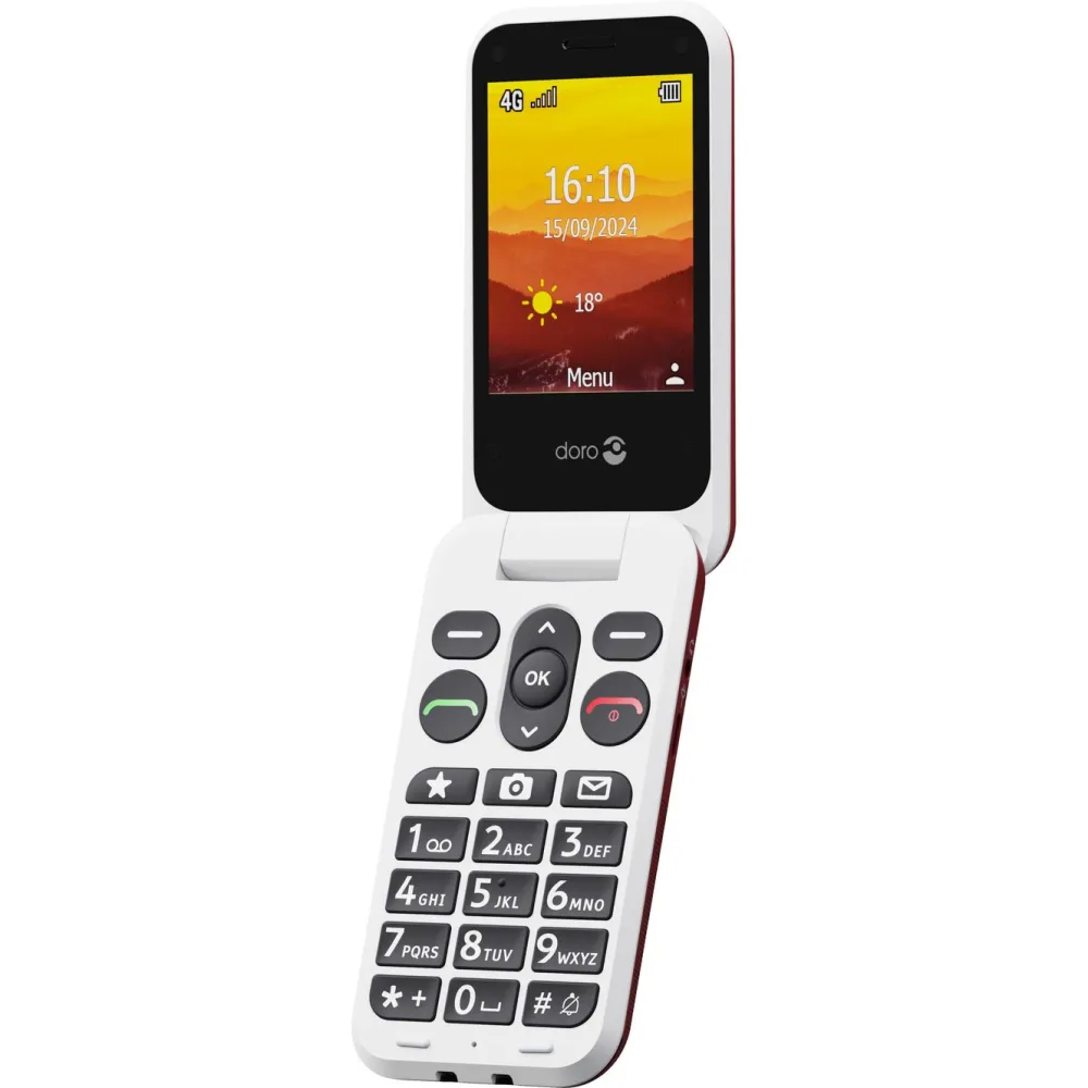 Doro Mobiltelefoner|Leva L21 sammenleggbar mobiltelefon