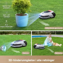 Dreame Hage|Gressklippere|A1 Pro Robotgressklipper 2000