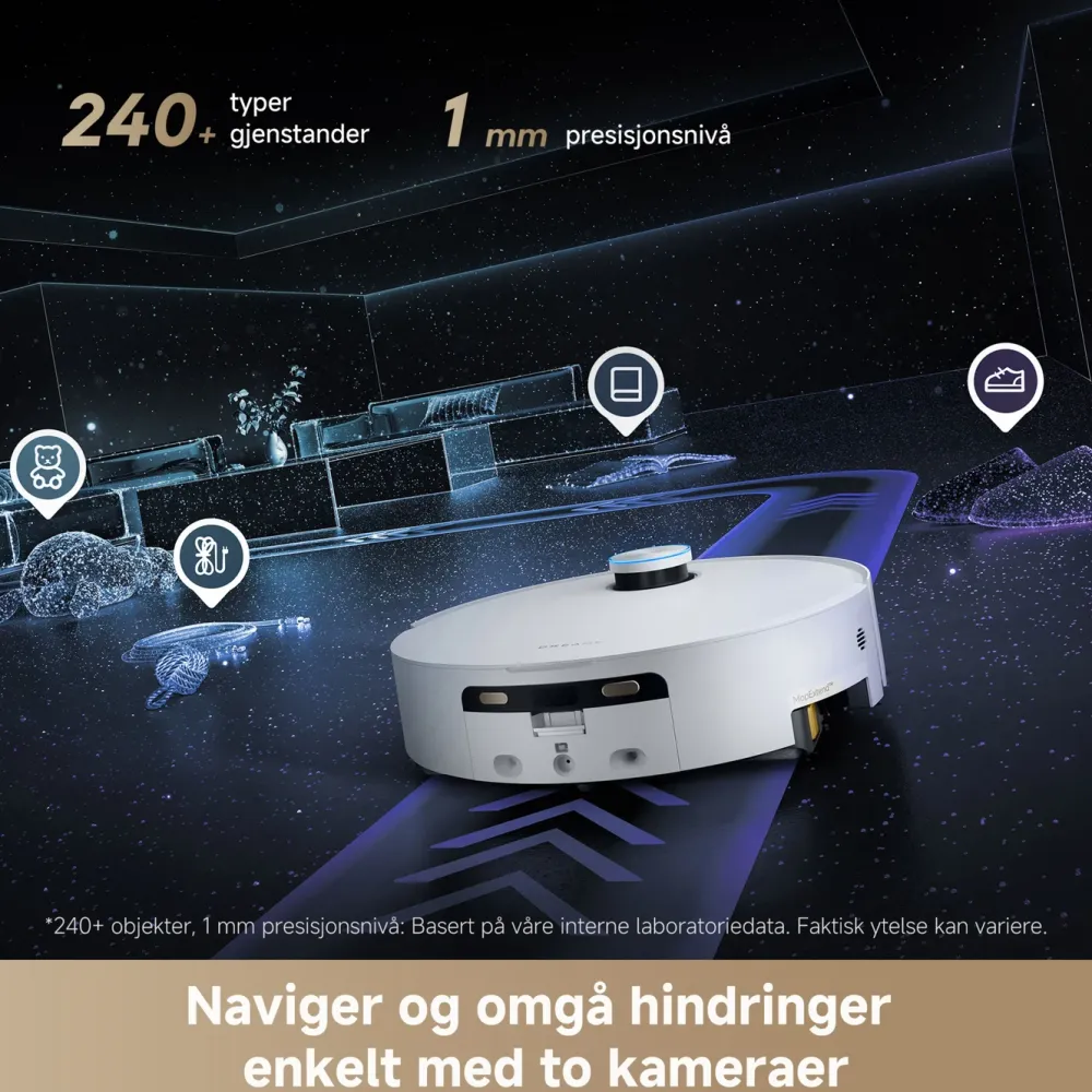 Dreame Rengjøring|Robotstøvsuger|Aqua 10 Ultra Track Complete robotstøvsuger