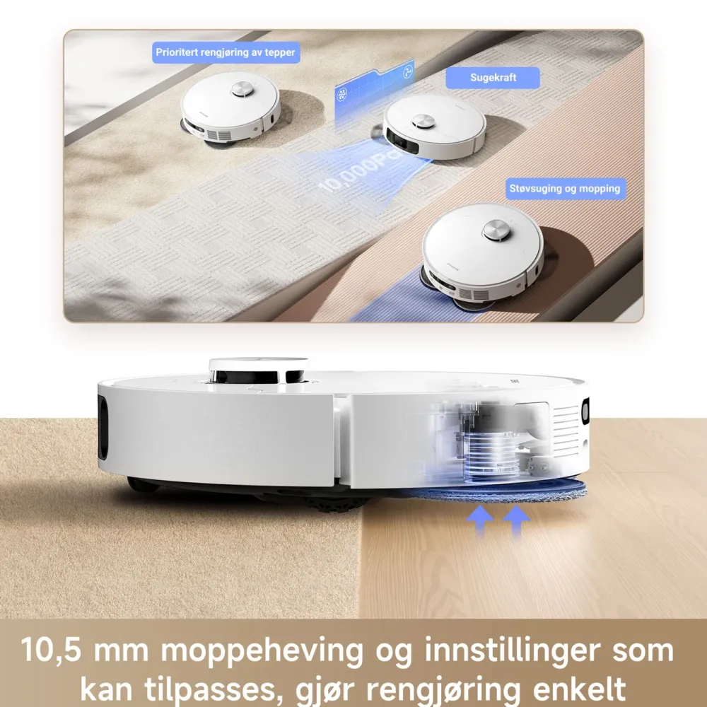 Dreame Rengjøring|Robotstøvsuger|L10s Ultra Gen 2 Robotstøvsuger