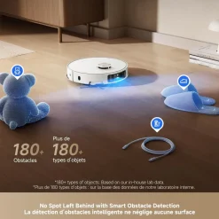 Dreame Rengjøring|Robotstøvsuger|L50 Ultra – Robotstøvsuger med basestasjon